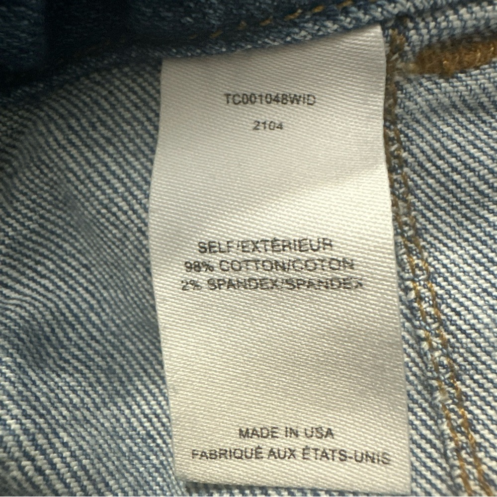 DEREK LAM 10 CROSBY Denim Womens Sz 27 Med Wash High Rise Double Button … - Picture 15 of 16